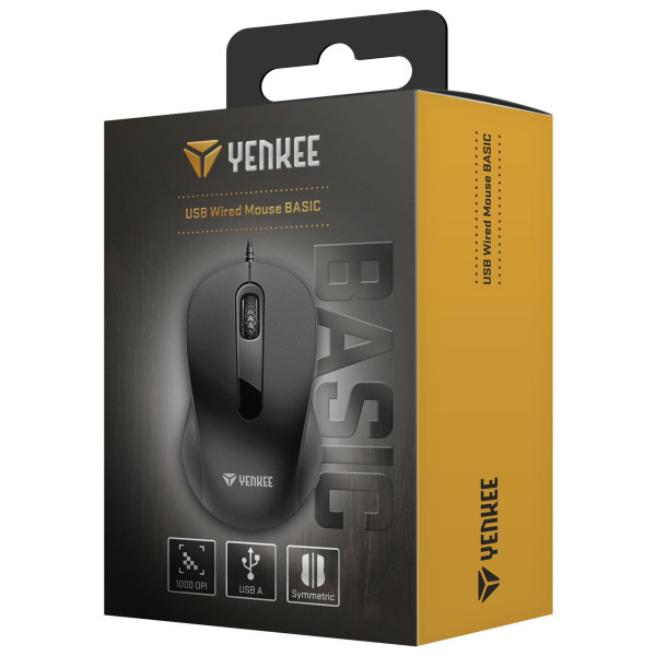 Фото - Мышь проводная YENKEE YMS 003BK Mouse USB BASIC Black