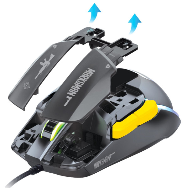 Фото - Мышь проводная игровая YENKEE YMS 3600BK MARKSMAN Black