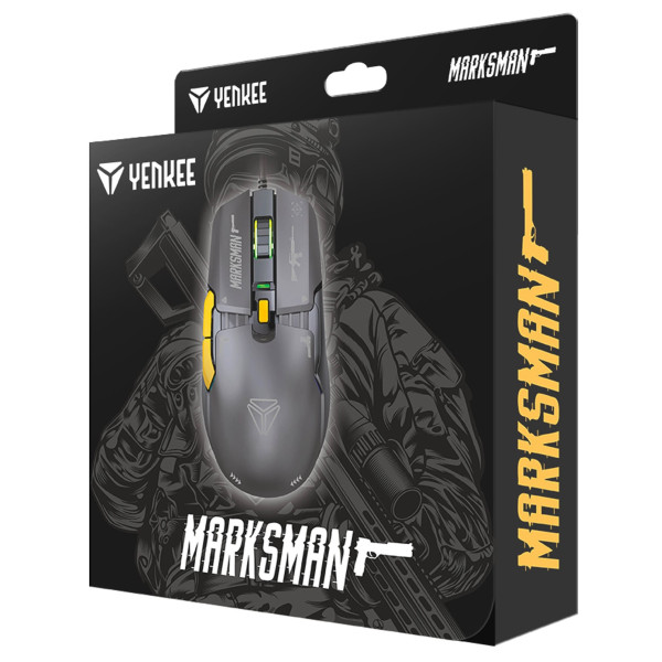 Фото - Мышь проводная игровая YENKEE YMS 3600BK MARKSMAN Black