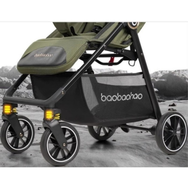 Фото - Коляска прогулочная Baobaohao A5 Mocca Green (1171398)