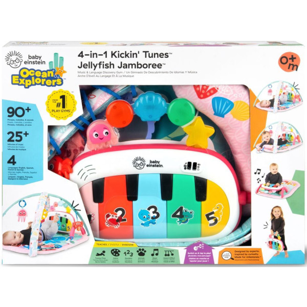 Фото - Развивающий коврик Baby Einstein 4в1 Kickin’ Tunes (17413)
