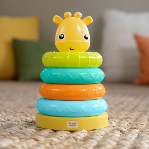Фото - Пирамидка Bright Starts Giraffe Tower (17467)