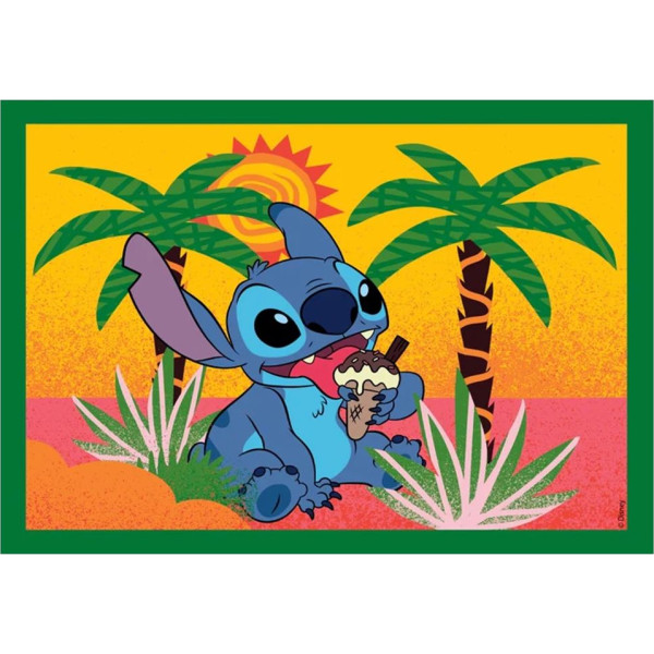 Фото - Пазлы (3-4 года) Clementoni 4в1 Stitch 24 эл. (21745)