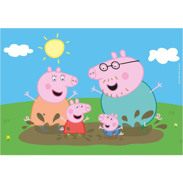 Фото - Пазлы (3-4 года) Clementoni 2в1 Peppa Pig 2 по 20 эл. (24797)