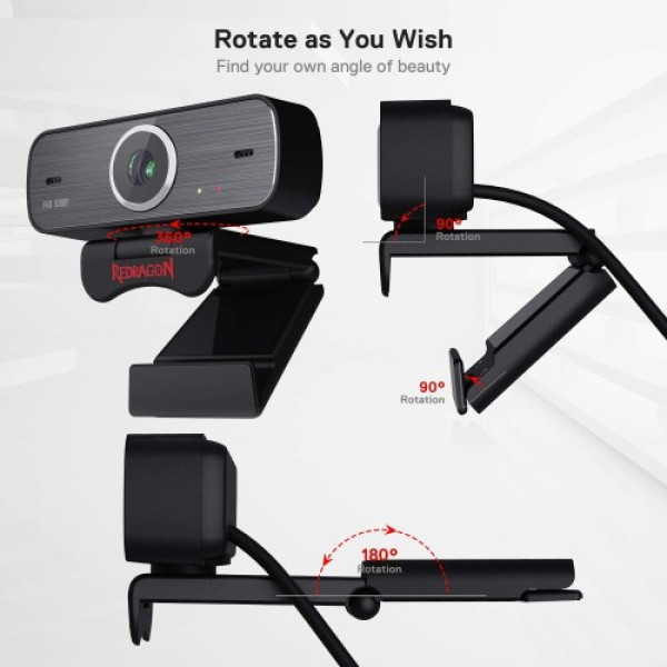 Фото - Веб-камера для компьютера Redragon Hitman GW800-1 FHD (77228)