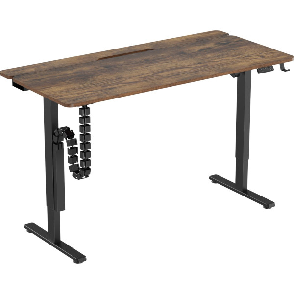 Фото - Стол с электрорегулировкой высоты OfficePro ODE1575DW Dark Wood/Black Фото - Стол с электрорегулировкой высоты OfficePro ODE1575DW Dark Wood/Black