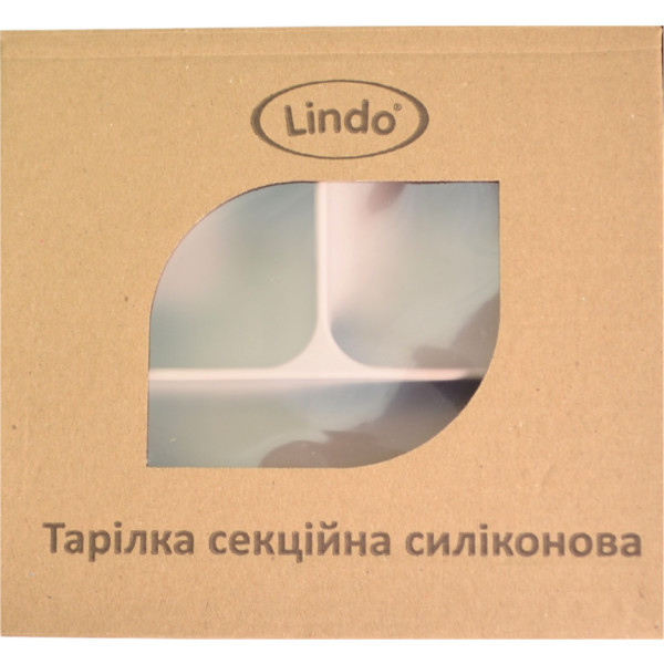 Фото - Тарелка для малыша Lindo 500 мл Beige (964-4)