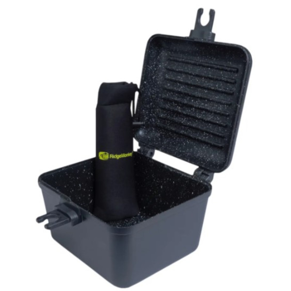 Фото - Набор посуды RidgeMonkey Connect Deep Pan & Griddle XL Granite Edition (91680638)