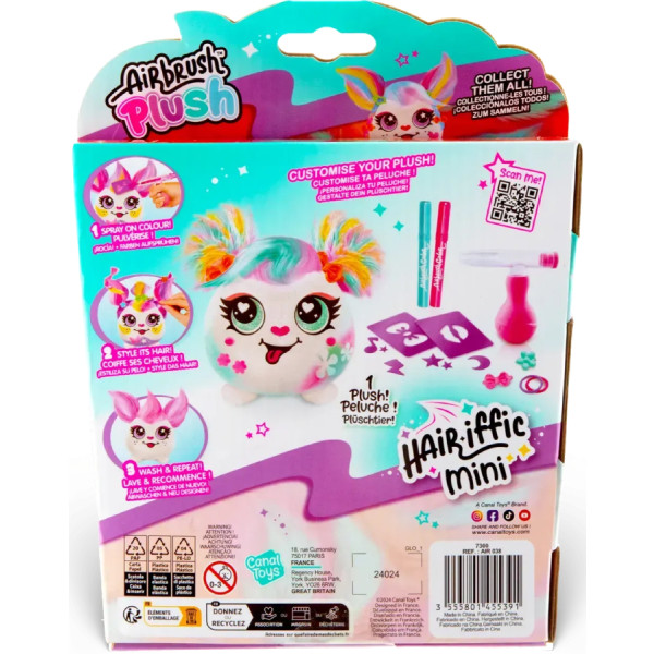 Фото - Набор для декупажа и росписи Canal Toys DIY AIRBRUSH PLUSH - Hair'iffic Сделай прическу - Пинки (AIR038/1)