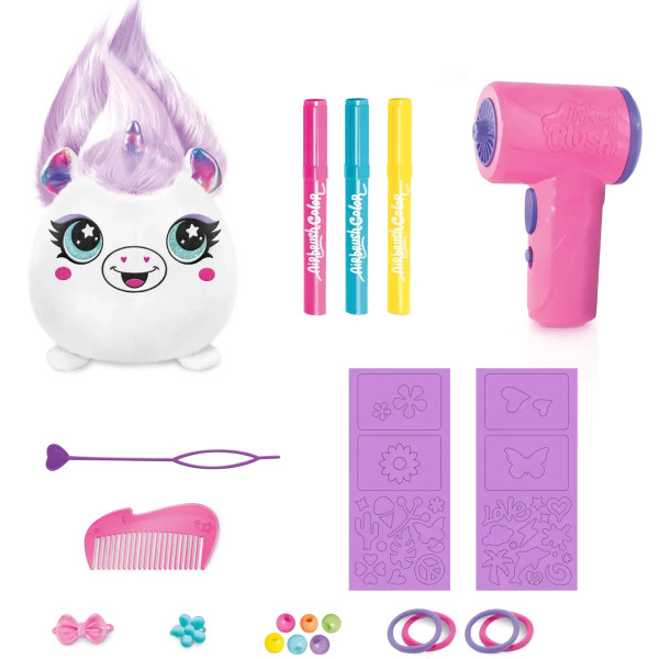 Фото - Набор для декупажа и росписи Canal Toys DIY AIRBRUSH PLUSH - Hair'iffic Сделай прическу - Принцесса (AIR040/1)