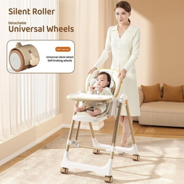 Фото - Стульчик для кормления трансформер Kidilo Baby Chair Z901 Beige (11-3)