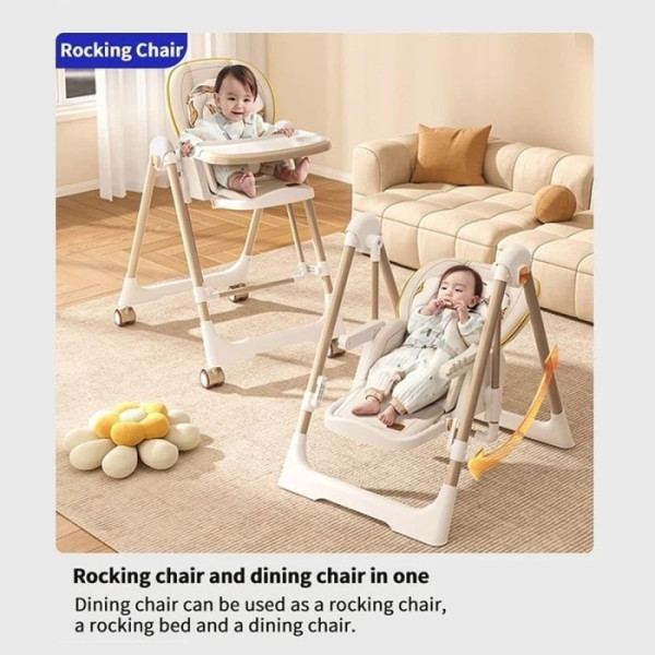 Фото - Стульчик для кормления трансформер Kidilo Baby Chair Z901 Beige (11-3)