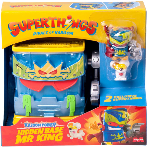 Фото - Коллекционные фигурки набор SuperThings серии Kazoom Power - СКРЫТАЯ БАЗА МИСТЕРА КИНГА (PSTSP112IN240)