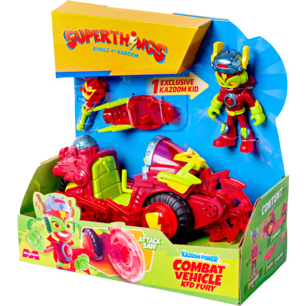 Фото - Коллекционные фигурки набор SuperThings серии Combat Vehicles - КИД ФЬЮРИ (PSTSP116IN210)