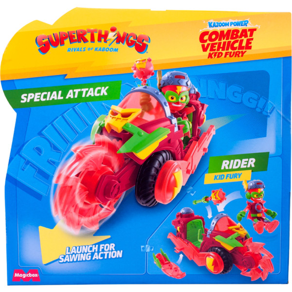 Фото - Коллекционные фигурки набор SuperThings серии Combat Vehicles - КИД ФЬЮРИ (PSTSP116IN210)