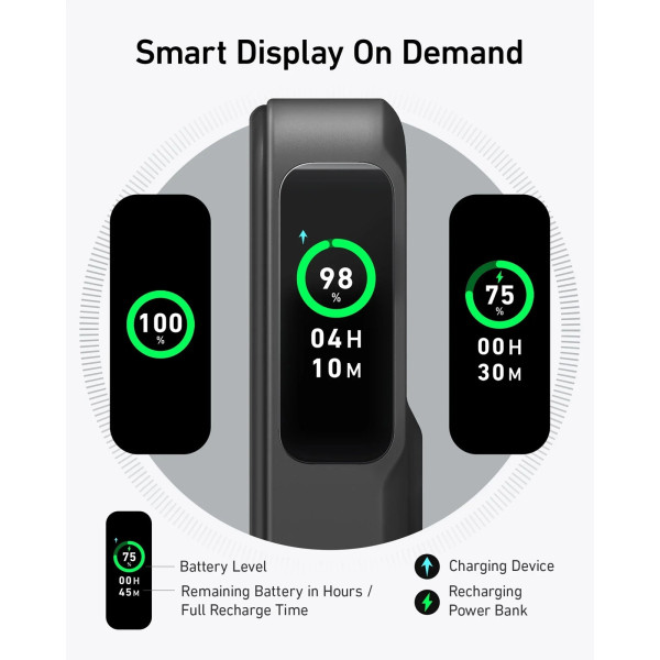 Фото - Батарея мобильная Anker MagGo 10000 mAh Qi2 15W + USB-C PD 27W Black (A1654G11)