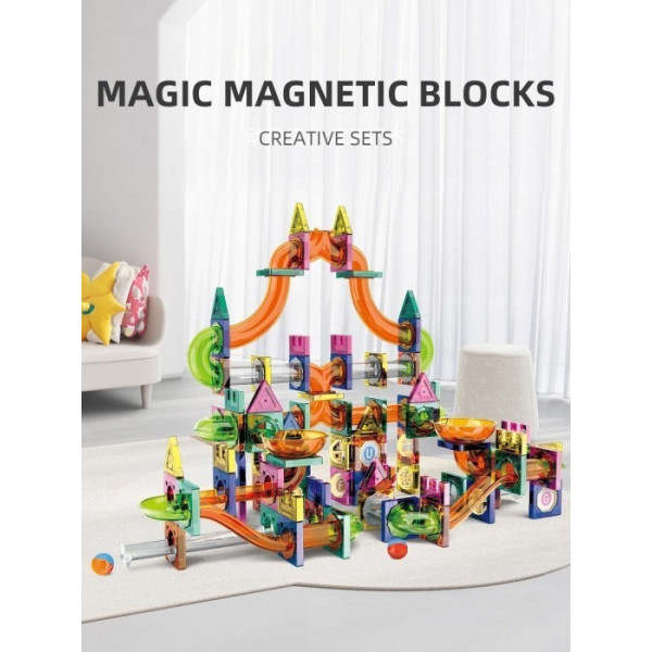 Фото - Магнитный конструктор MAGNETIC TOYS 349 деталей (8532-349)