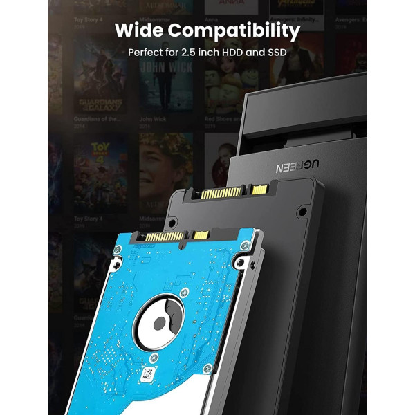 Фото - Внешний карман UGREEN CM237 USB 3.0 2.5Inch Hard Drive Box Black (60353)