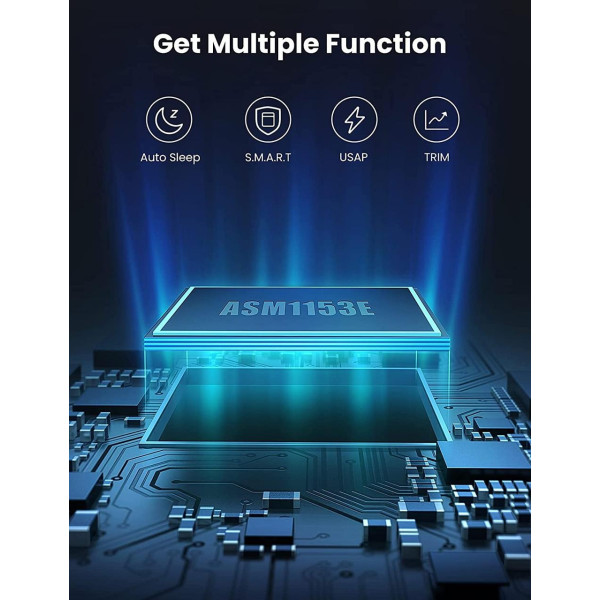 Фото - Внешний карман UGREEN CM237 USB 3.0 2.5Inch Hard Drive Box Black (60353)