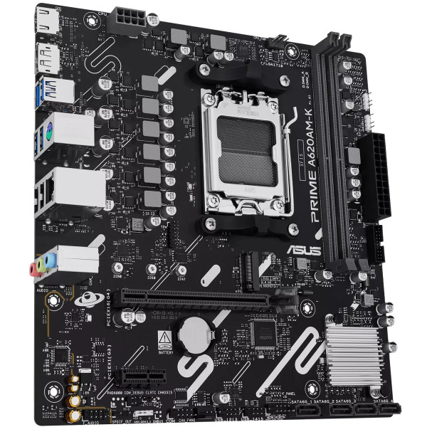 Фото - Материнская плата Asus PRIME A620AM-K DDR5