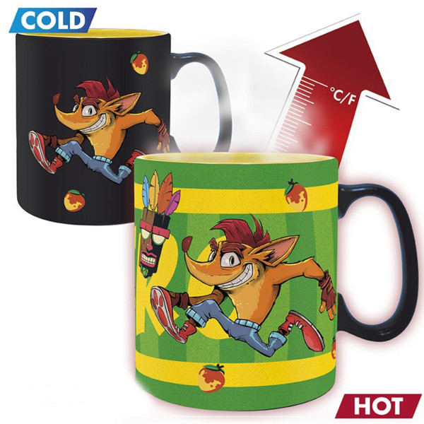 Фото - Чашка ABYstyle Чашка хамелеон CRASH BANDICOOT Nitro (Креш Бандикут) Фото - Чашка ABYstyle Чашка хамелеон CRASH BANDICOOT Nitro (Креш Бандикут)