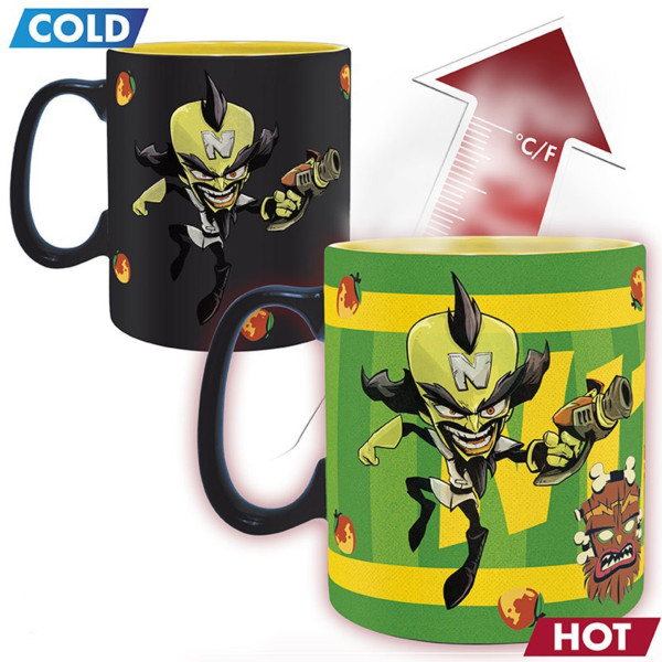 Фото - Чашка ABYstyle Чашка хамелеон CRASH BANDICOOT Nitro (Креш Бандикут)