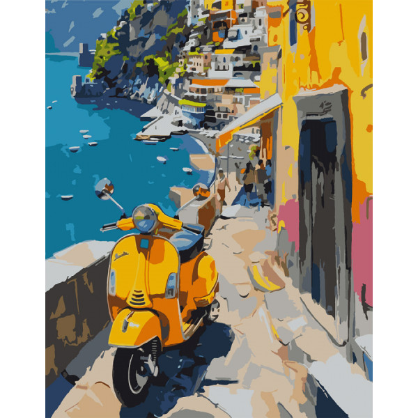 Фото - Картина по номерам Santi Романтическое побережье 40х50 см (955748) Фото - Картина по номерам Santi Романтическое побережье 40х50 см (955748)