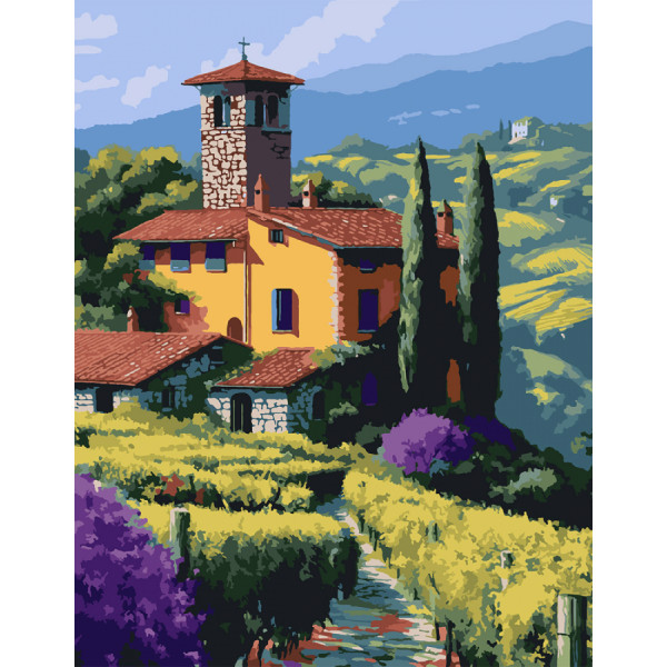 Фото - Картина по номерам Santi Тоскана 40х50 см (955749) Фото - Картина по номерам Santi Тоскана 40х50 см (955749)