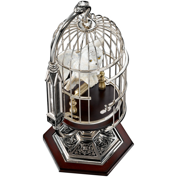 Фото - Коллекционная фигурка Noble Collection HARRY POTTER Miniature Hedwig and Cage (NN7098)
