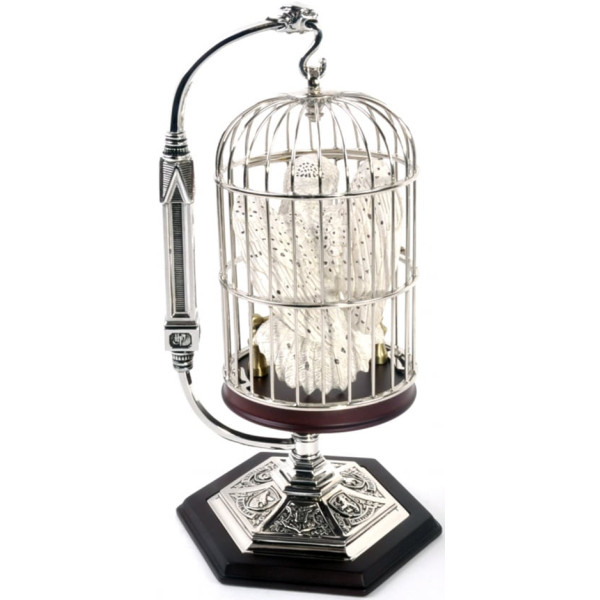 Фото - Коллекционная фигурка Noble Collection HARRY POTTER Miniature Hedwig and Cage (NN7098)