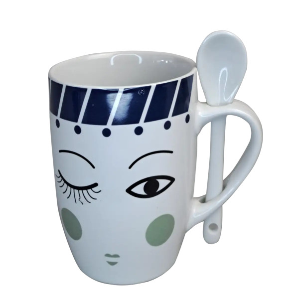 Фото - Чашка Vittora Игривые глазки 350 мл в ассортименте (VT-C-97350)