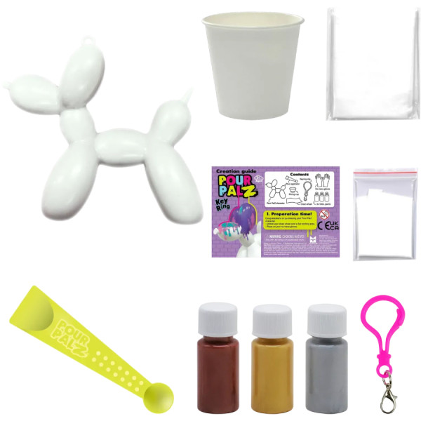 Фото - Набор для декупажа и росписи ToyMonster Брелок Balloon Dog в ассортименте (GS-G18194)