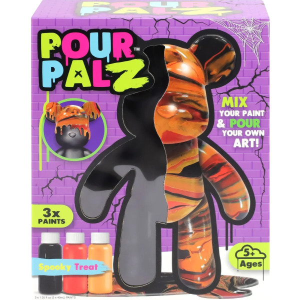 Фото - Набор для декупажа и росписи ToyMonster Black Edition Мишка Жуткое угощение (GS-G87784/1) Фото - Набор для декупажа и росписи ToyMonster Black Edition Мишка Жуткое угощение (GS-G87784/1)