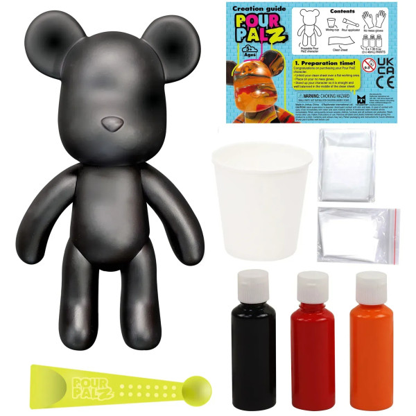 Фото - Набор для декупажа и росписи ToyMonster Black Edition Мишка Жуткое угощение (GS-G87784/1)