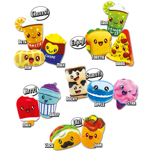 Фото - Игровая фигурка-сюрприз Cool Things серии Foodies - ЗАБАВНЫЕ НЯМКИ в ассортименте (FO002)