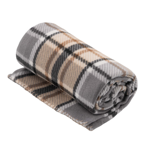 Фото - Плед односпальный Ardesto Fleece 130x160 см клетка, серый (ART0721PB)