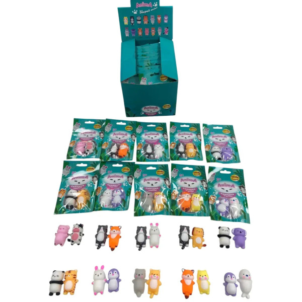 Фото - Стретч-антистресс Monster Gum mochi squishy Сладкая парочка в ассортименте (SK25002)