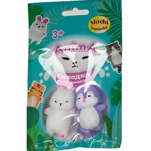 Фото - Стретч-антистресс Monster Gum mochi squishy Сладкая парочка в ассортименте (SK25002)