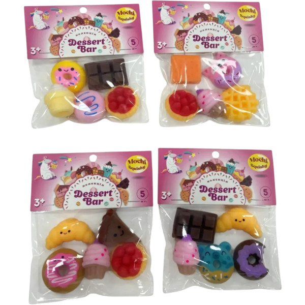 Фото - Стретч-антистресс Monster Gum mochi squishy Десерт бар в ассортименте (T25004) Фото - Стретч-антистресс Monster Gum mochi squishy Десерт бар в ассортименте (T25004)