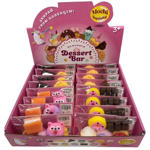 Фото - Стретч-антистресс Monster Gum mochi squishy Десерт бар в ассортименте (T25004)