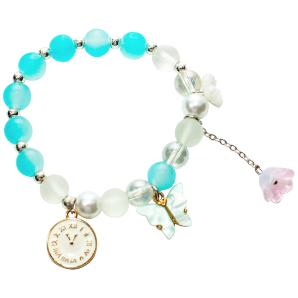 Фото - Детская бижутерия Lukky Браслет Fashion перламутровый с тремя подвесками (T24785)