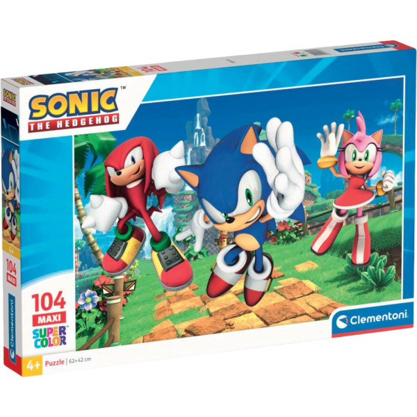 Фото - Пазлы (3-4 года) Clementoni Sonic серия MAXI 104 эл. (25764) Фото - Пазлы (3-4 года) Clementoni Sonic серия MAXI 104 эл. (25764)