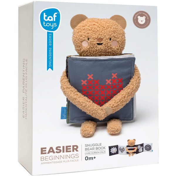 Фото - Книжка-игрушка Taf Toys 2в1 – ОБЪЯТИЯ МЕДВЕЖОНКА (13795)