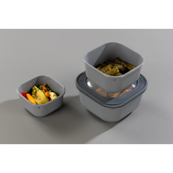 Фото - Емкость для хранения Idea Home Line Box Gray 0.6л (00681 Gray)