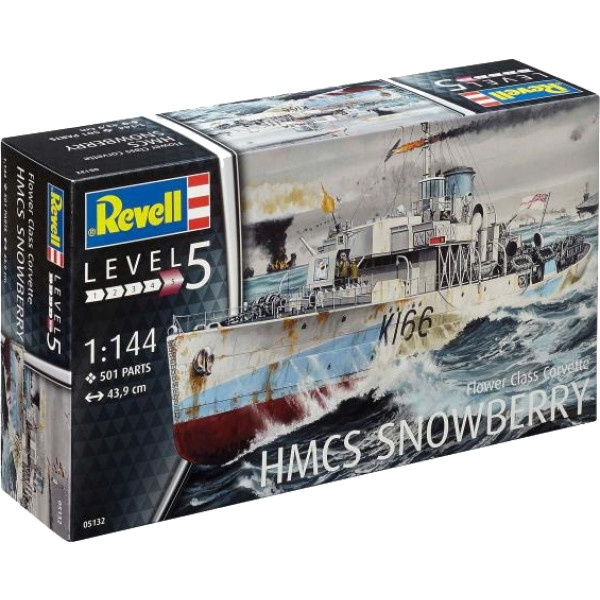 Фото - Набор для моделирования техники Revell Корвет класса Флауэр HMCS Snowberry (RVL-05132)
