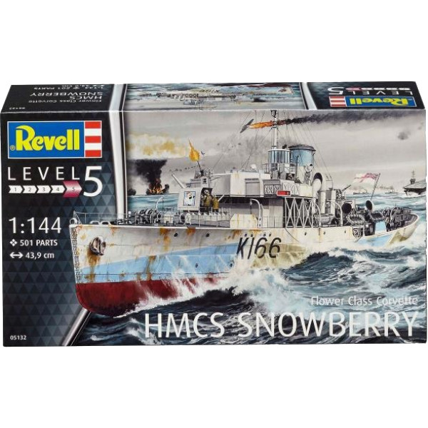 Фото - Набор для моделирования техники Revell Корвет класса Флауэр HMCS Snowberry (RVL-05132)