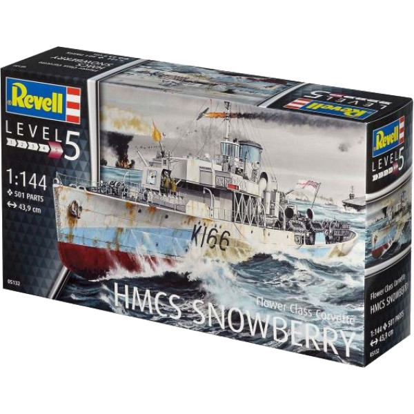 Фото - Набор для моделирования техники Revell Корвет класса Флауэр HMCS Snowberry (RVL-05132)