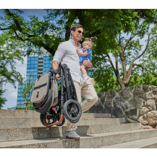 Фото - Коляска универсальная 3 в 1 Kinderkraft Esme Pro Sand Beige (KSESME00BEG300N)