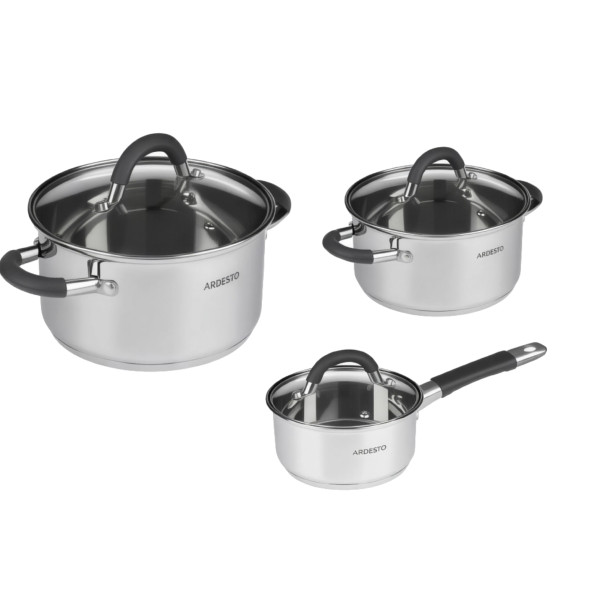 Фото - Набор посуды Ardesto Gemini Salerno 6 пр. (AR1906S) Фото - Набор посуды Ardesto Gemini Salerno 6 пр. (AR1906S)