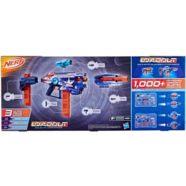 Фото - Бластер многозарядный Hasbro Nerf Loadout Galactic Commander (G1580)